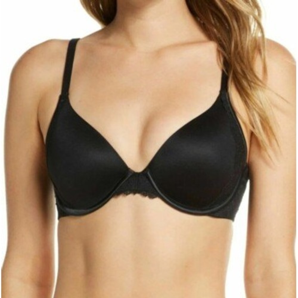 SPANX Undetectable Bra Full Coverage Lightly Lined Black 38DDD